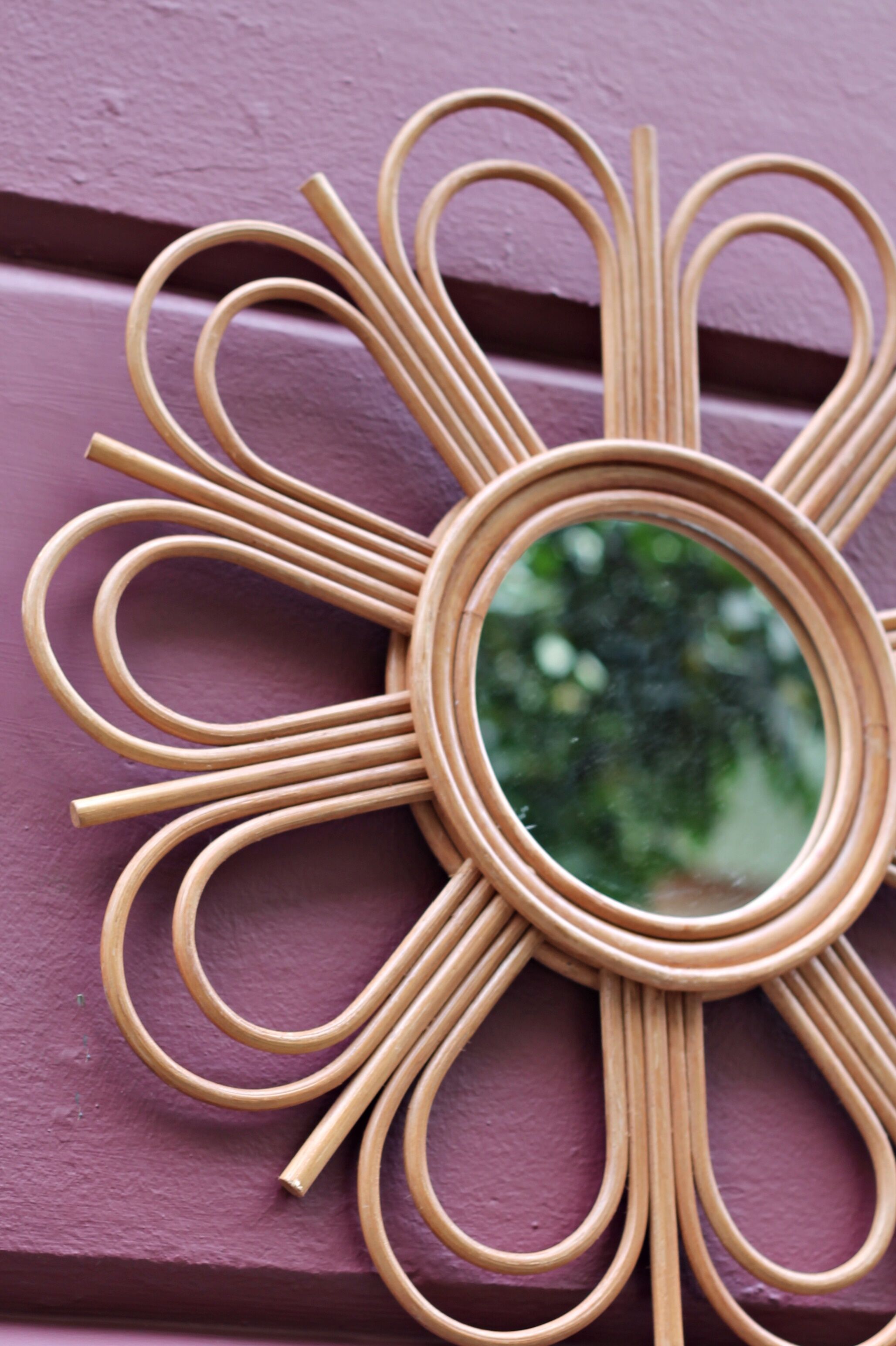 Bamboo sun mirror, 1960s