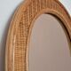 Miroir en rotin vintage 81x58