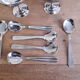 Set of 6 ice cream cups with spoons LETANG REMY 70s