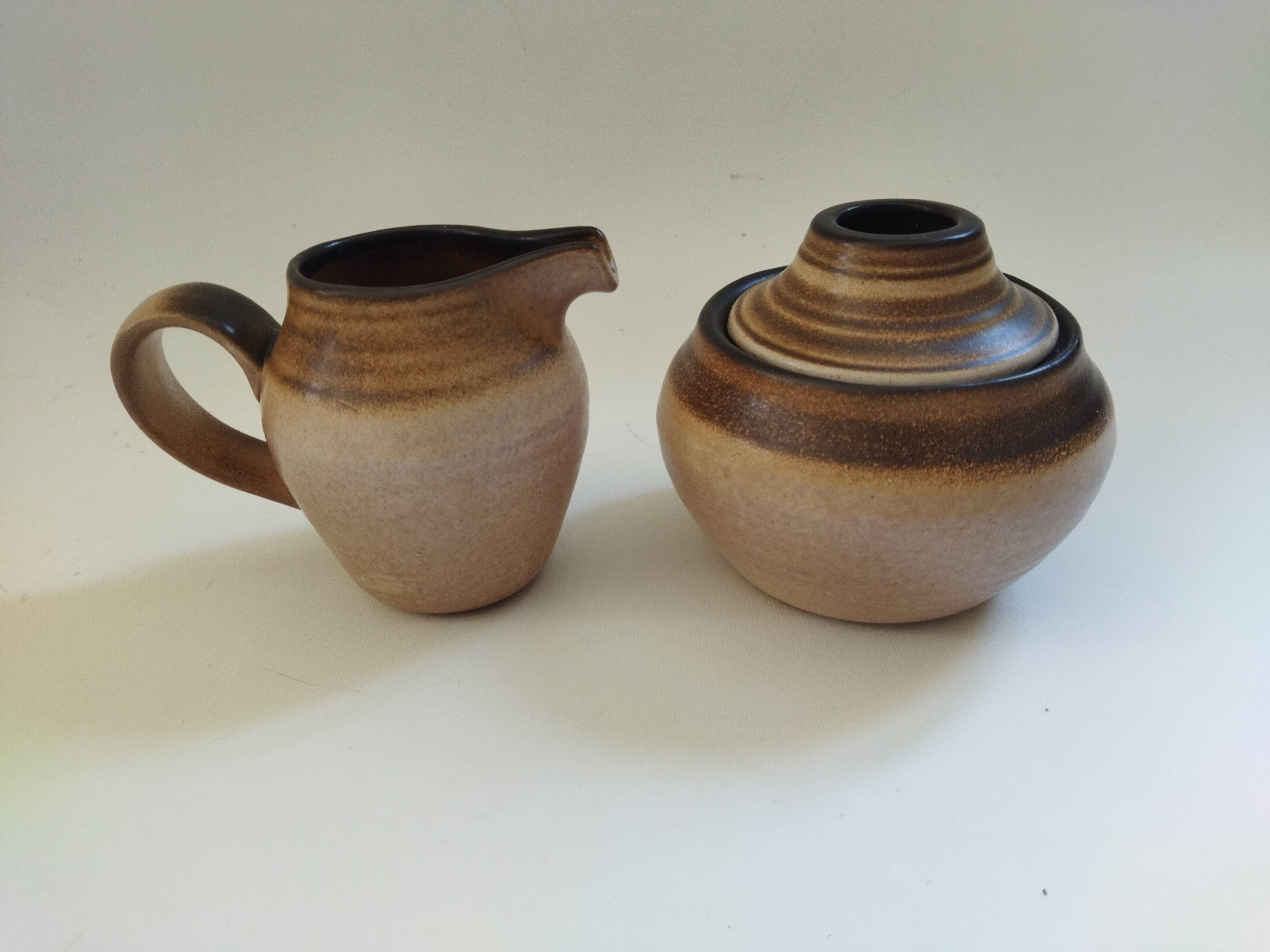 Vintage Salins sugar bowl and creamer