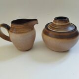 Vintage Salins sugar bowl and creamer