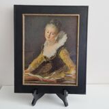 Reproduction frame "The study"