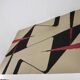 Midcentury kilim abstract design geometric rug / carpet, 1960s