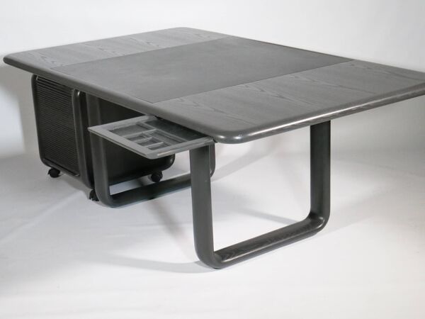 Bureau ''Hombre'' en bois massif par B.Vogtherr pour Rosenthal, années 1970