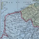 Map of Belgium - 20x29cm 1922