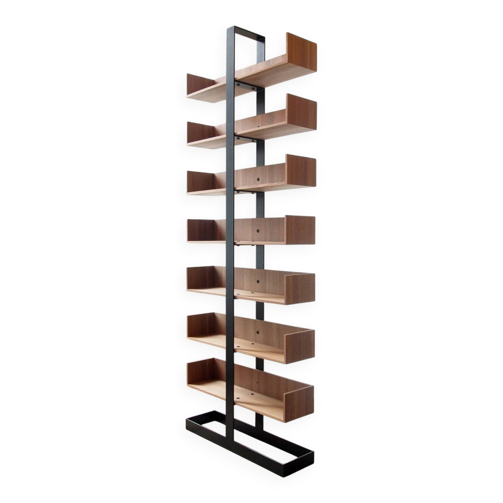 Severin Library 1 American walnut and matte black steel