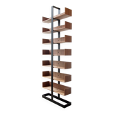 Severin Library 1 American walnut and matte black steel
