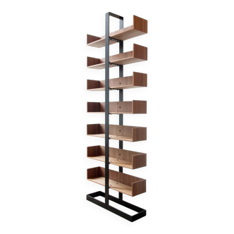Severin Library 1 American walnut and matte black steel