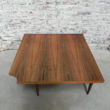 Vintage coffee table with opening on one corner