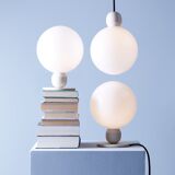 Table lamp atom black structure herstal