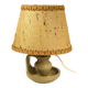 Enamelled sandstone lamp from the 70s