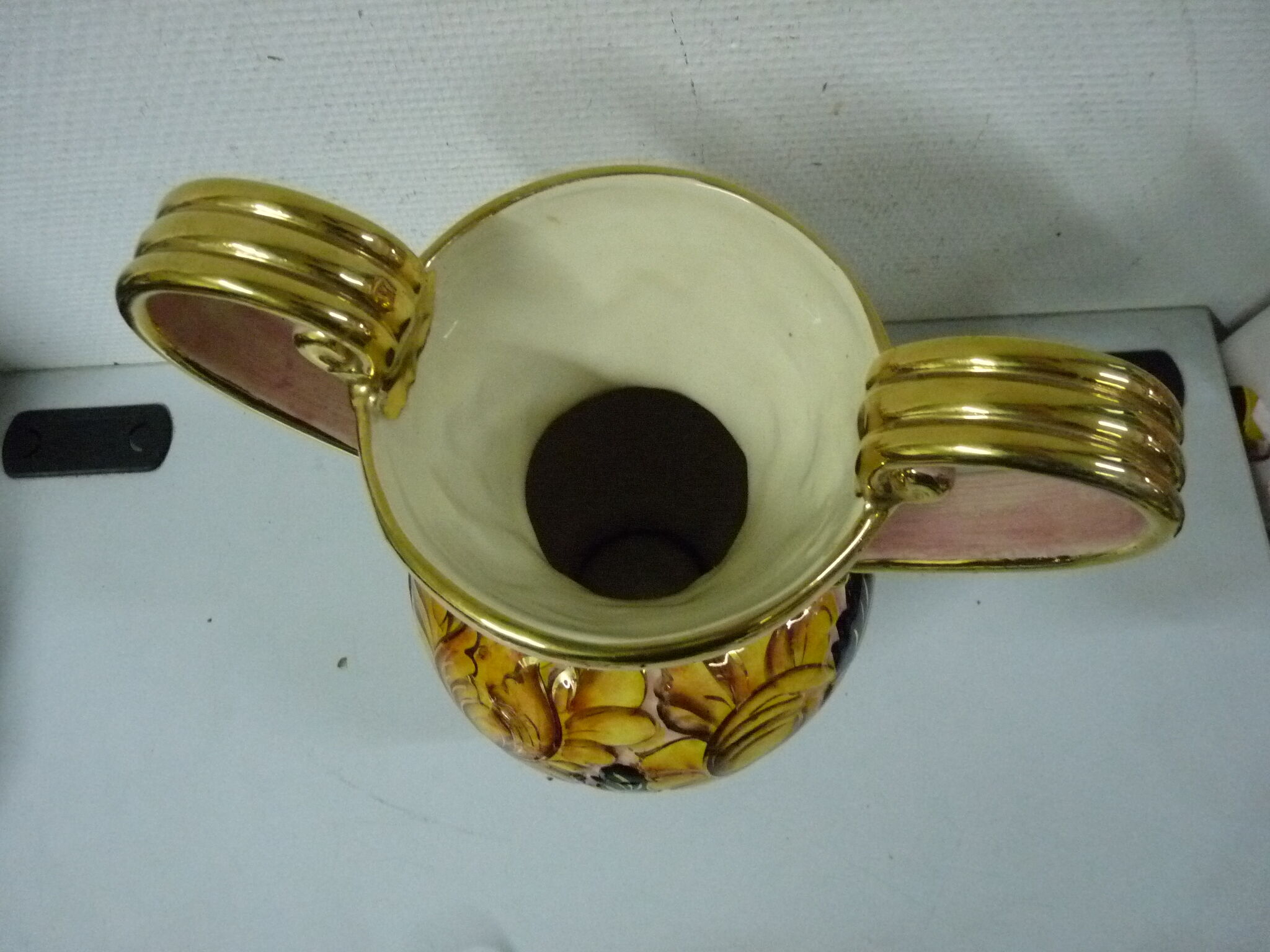 Vase amphora handles Vallauris