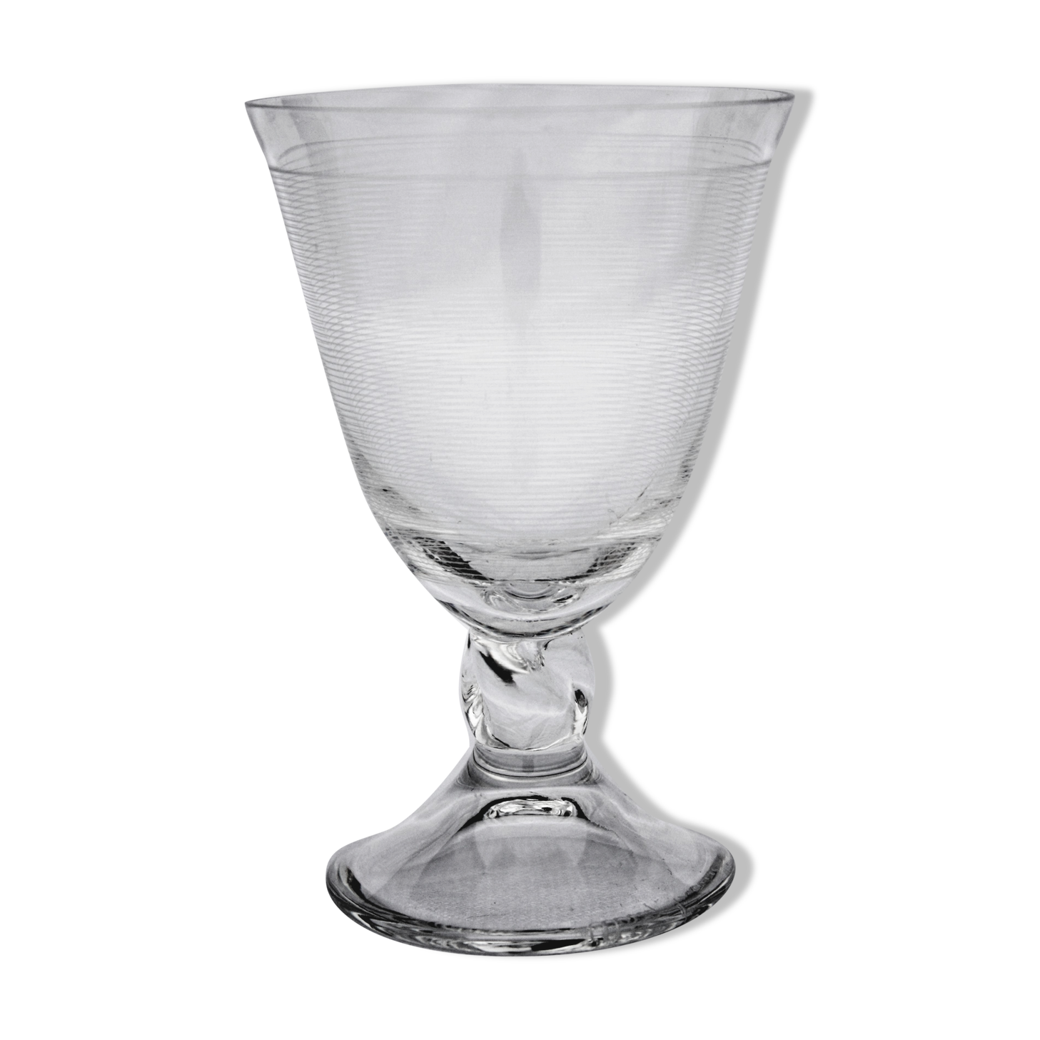 Daum crystal wine glass model Orval