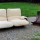 Michel Ducaroy Ligne Roset Marsala model designer sofa and 1970s armchair shell