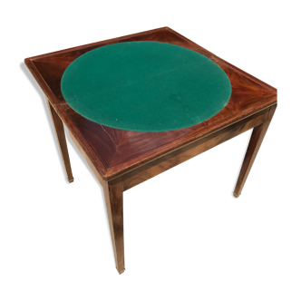 Mahogany games table