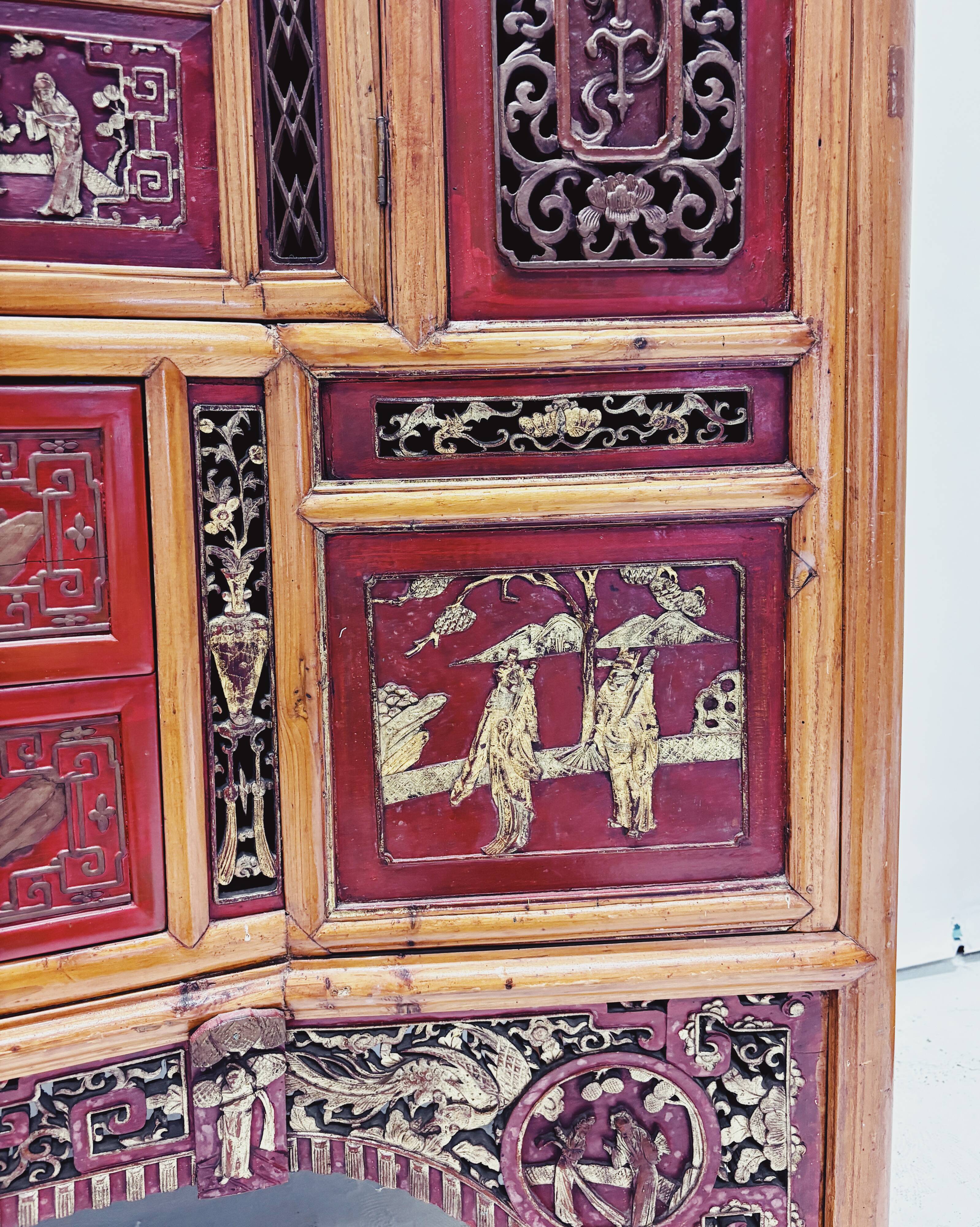 Cabinet de mariage chinois ancien
