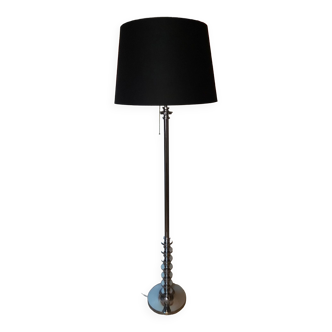 Chromed floor lamp