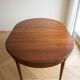 Extendable Louis XVI mahogany round table