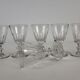 6 crystal glasses of Baccarat / Saint Louis model Cato