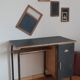 Old metal and wood desk