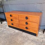 6-drawer chest of drawers in rosewood, 1960s-70s
