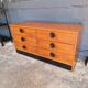 Commode 6 tiroirs en palissandre, années 1960-70