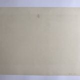 Yvette alde, flowers and birds, c 1950. lithograph signed in pencil