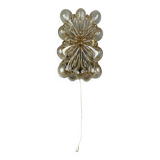 60s 70s wall lamp made of glass metal Bubble Wall Sconce Space Age Germany