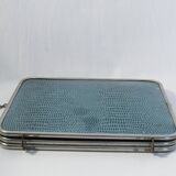 Vintage triptych barber mirror