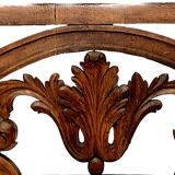 Decorative panel in carved oak wood 19th century