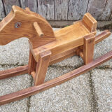 Vintage rocking wooden horse