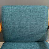 CFC Silkeborg arm chair by Johannes Andersen new green upholstery 1960s