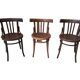 Set di 3 Iconiche Sedie Stile Thonet