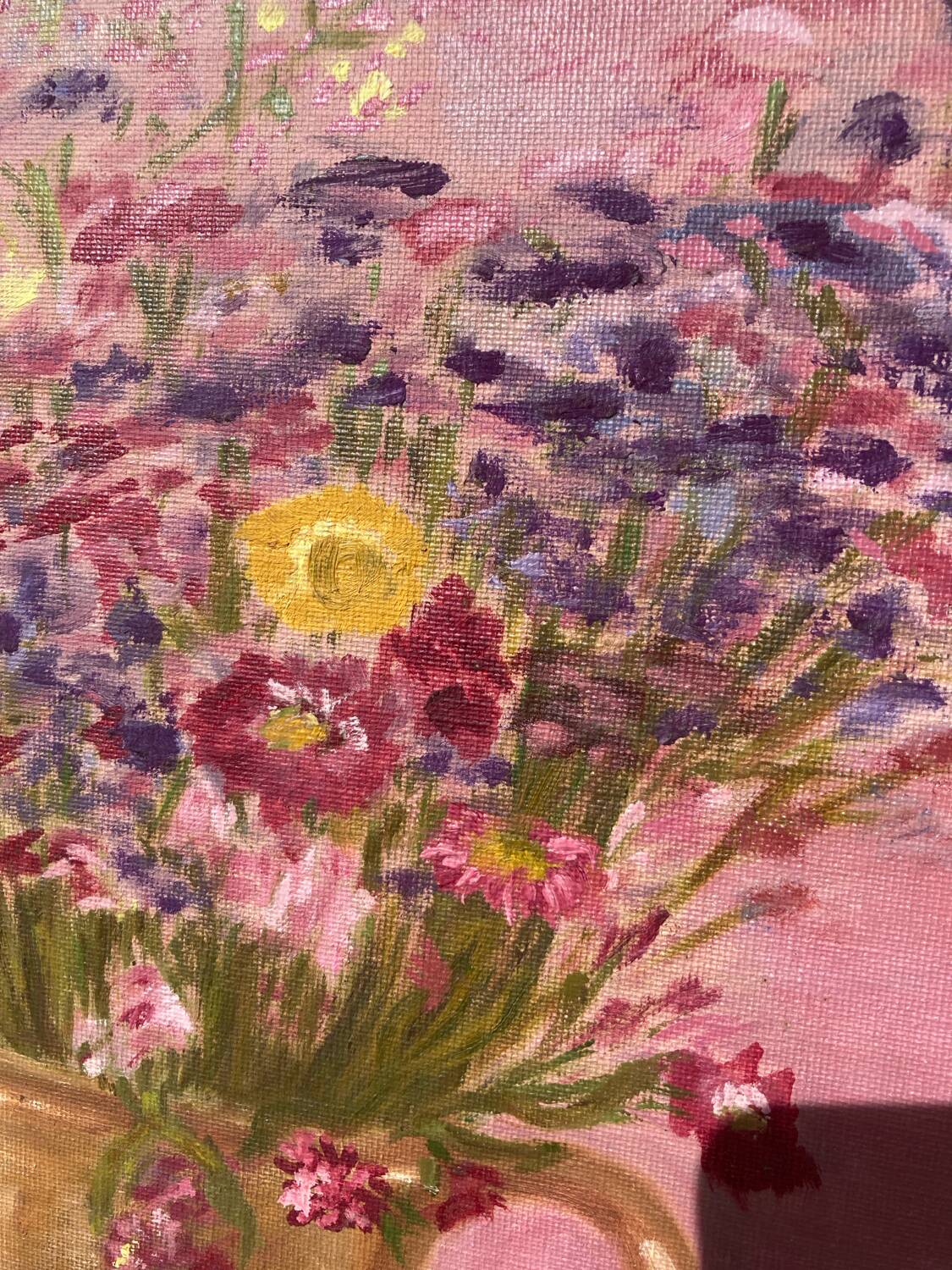 Bouquet of flowers oil painting