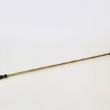 Vintage brass fireplace accessory set