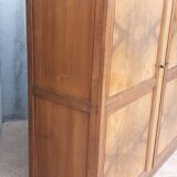 Art Deco Wardrobe in Walnut and Burl Walnut