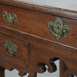 English Antique Lowboy/Side Table Made of Oak from the 18th Century
