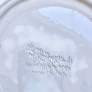 Vintage italian plate primula, art deco design, 1970s-80s.