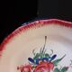 Old hollow plate from Islettes / Floral decoration