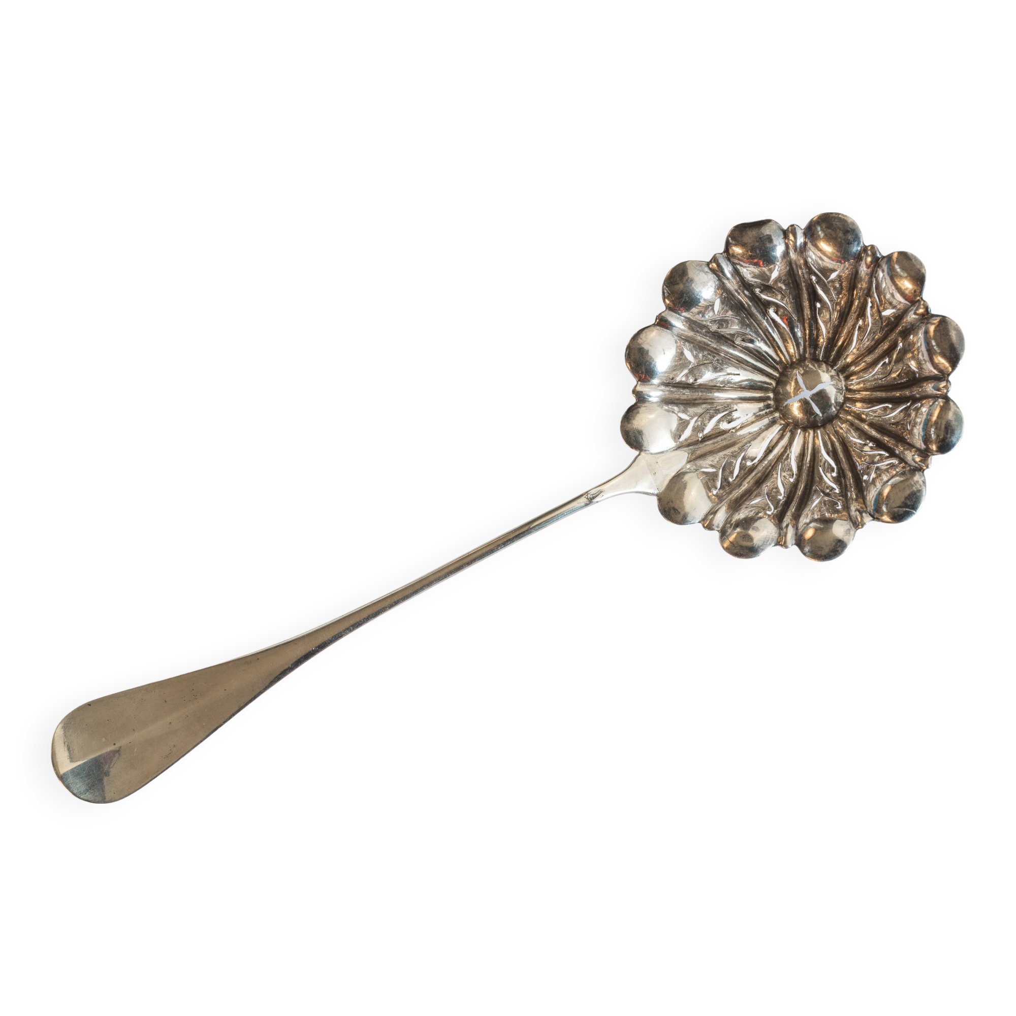 Solid silver spoon shaker
