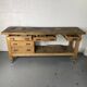 Workbench on wheels - 225 cm