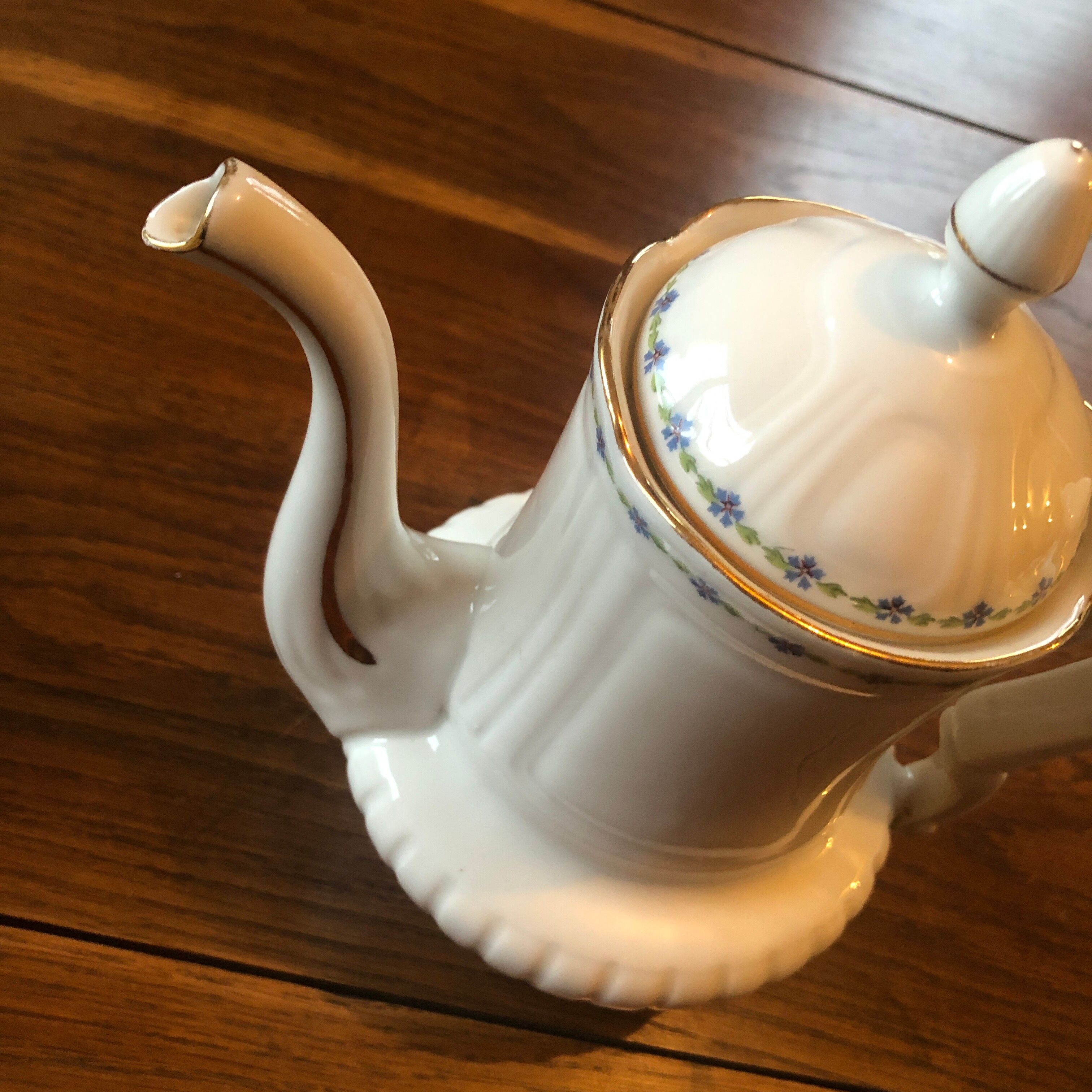 Old Limoge porcelain coffee maker