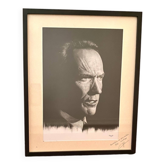 Clint Eastwood/drawing/Pinaud