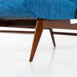 Mid-Century Modern Pair of Armchairs by Vittorio Dassi, Italy, 1960s - New Upholstery