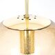 Lustre Limburg in brass with smoked glass ball, Germany, 1970s