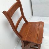 Vintage library stepladder chair