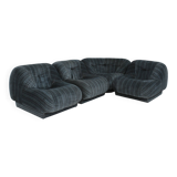 Vintage Italian modular sectional sofa 1970s