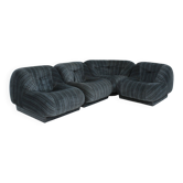 Vintage Italian modular sectional sofa 1970s
