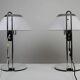 Pair of “Mars” Table Lamps, Model 5937 – Per Sundstedt for Ateljé Lyktan, Sweden, circa 1970s–1980s