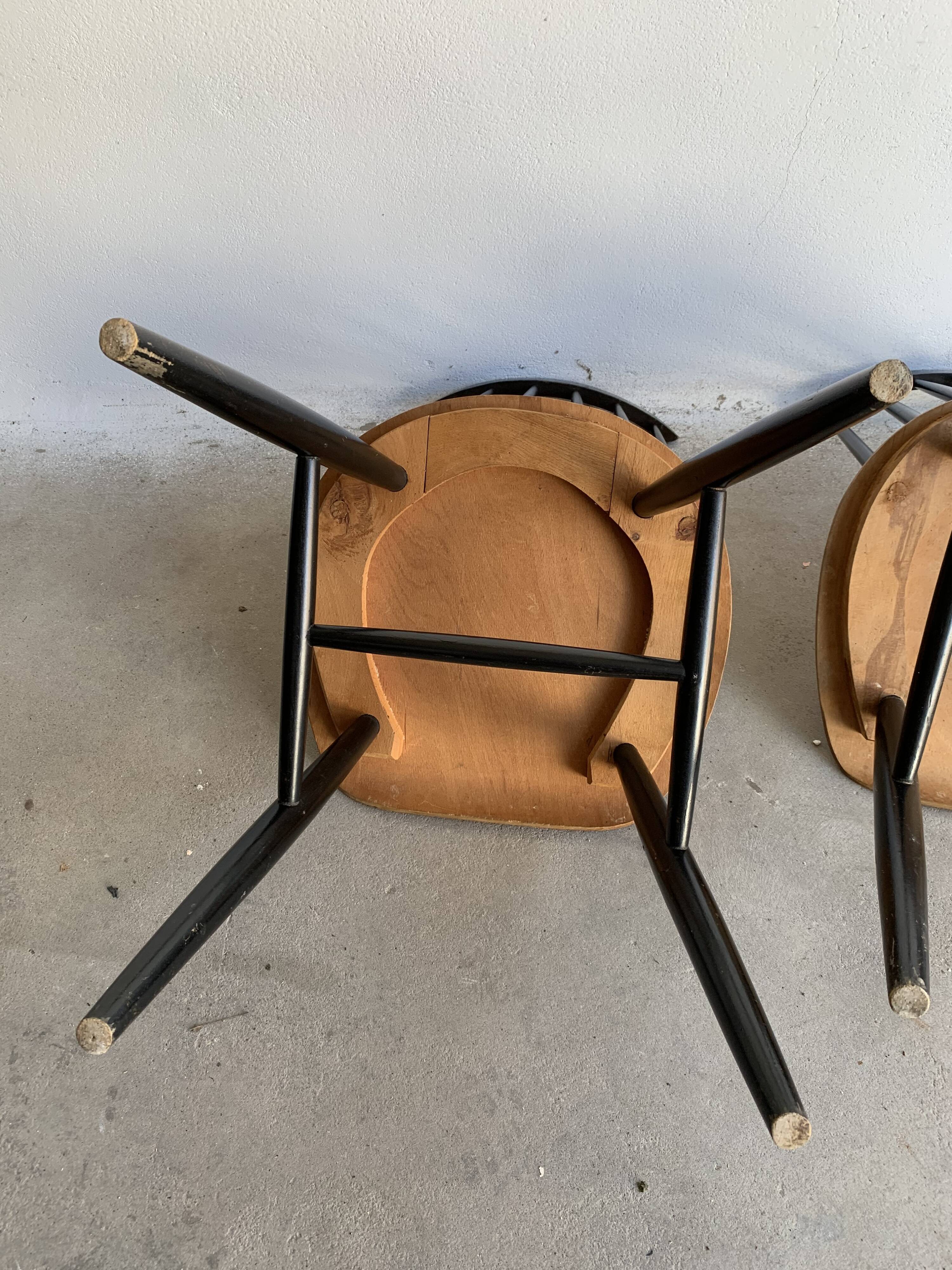 Set of four vintage chairs by Ilmari Tapiovaara